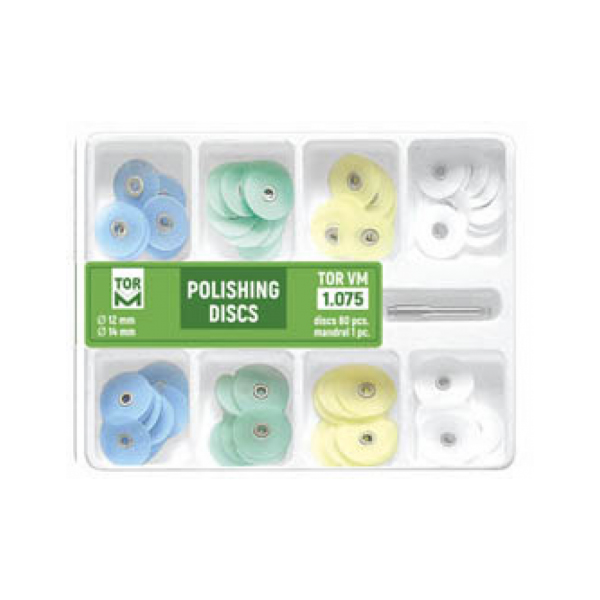 PULIDO COMPOSITE - DISCOS TIPO SOFLEX 80UNID + 1 MANDRIL / 1075