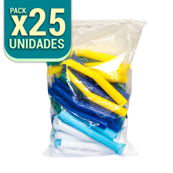 CANULA - ALTA SUCCION COLORES SURTIDOS X 50U - OME