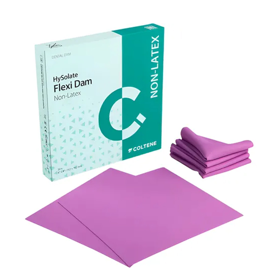 GOMA DIQUE - FLEXIDAM NON LATEX 6x6 - CAJA 30 LAMINAS - HYGENIC