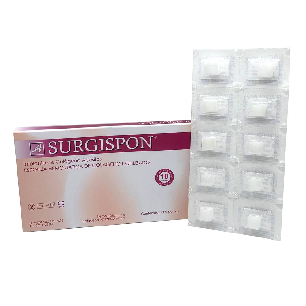 GELITA TAPON HEMOSTATICO CAJA 10 UNID - SURGISPON