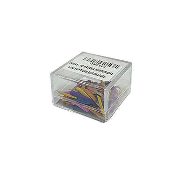 CUÑAS - DE MADERA ANATOMICAS 100U SURTIDAS DNCO