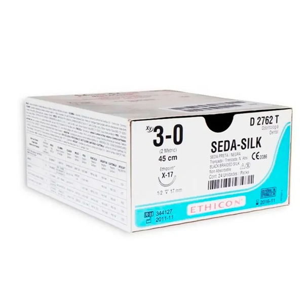 SUTURA 3/0 - ETHICON SEDA X-17, 24 UNID