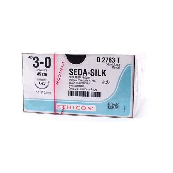 SUTURA 3/0 - ETHICON SEDA X-20, 24 UNID