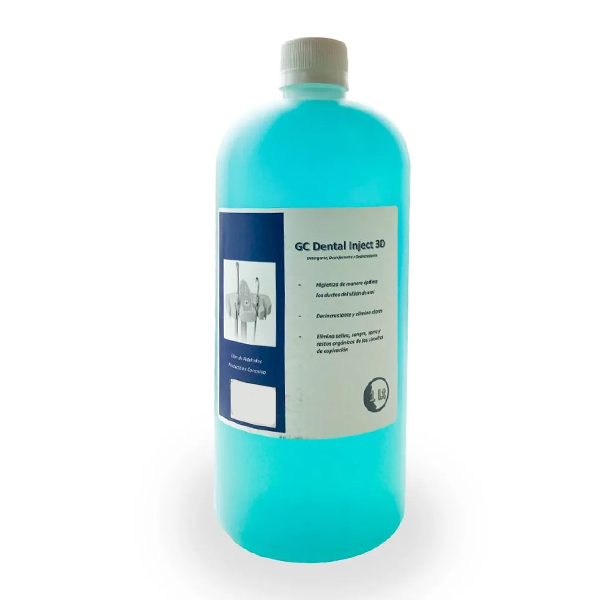 DESINFECTANTE DENTAL INJECTION 3D FCO 1 LT - GC-CLEAN