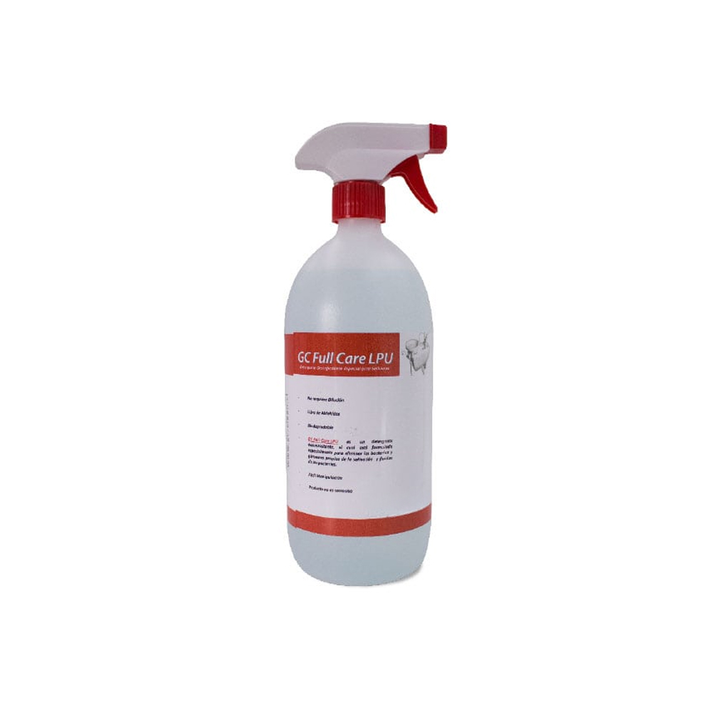 DESINFECTANTE PARA SALIVERO FULL CARE LPU FCO 1 LT CON ROCIADOR - GC-CLEAN