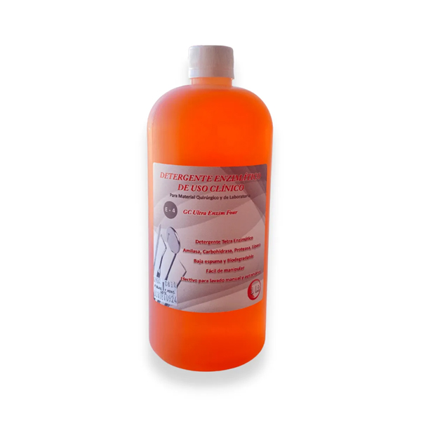 DETERGENTE ENZIMATICO - GC ULTRA ENZIM FOUR E-4 - 1 LT - GC-CLEAN