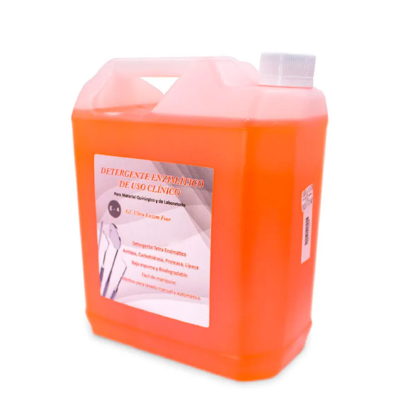 DETERGENTE ENZIMATICO - GC ULTRA ENZIM FOUR E-4 - 5 LT - GC-CLEAN