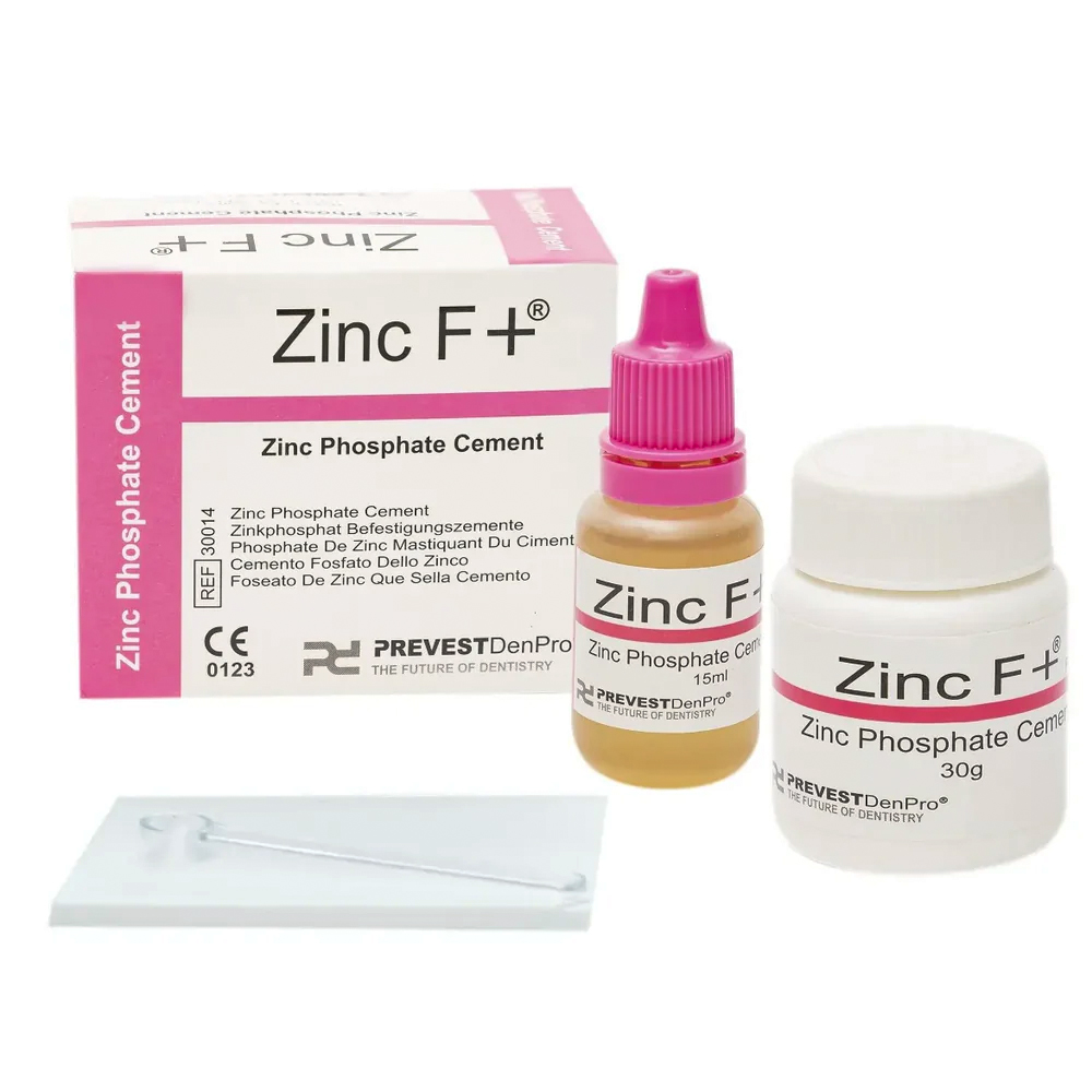 CEMENTO FOSFATO - ZINC F+ 30 GRS POLVO 15ML LIQUIDO - PREVEST