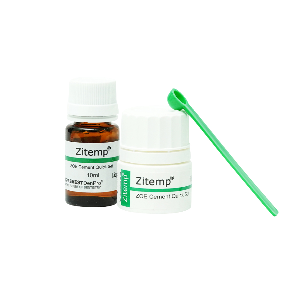 OXIDO ZINC - ZITEMP, 20 GRS + EUGENOL 10 ML - PREVEST