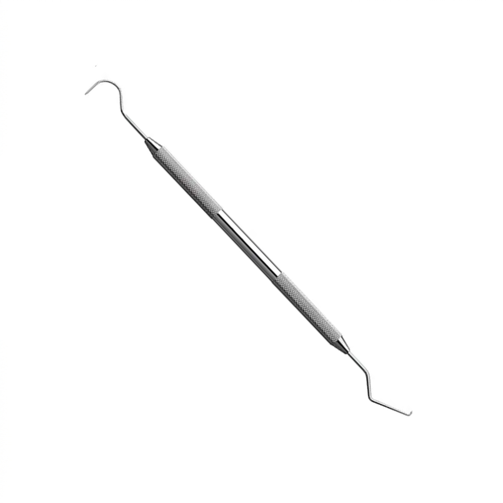 SONDA CURVA DOBLE CUERNOS PULPARES - LEOINOX