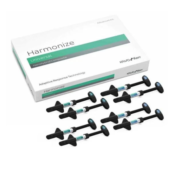 COMPOSITE - KIT HARMONIZE ADVANCED 8 x 4grs (Den 1A2, 1A3, 1A4 / Esm 1A2, 1A3 / Inc 1ambar, 1claro, 1gris)