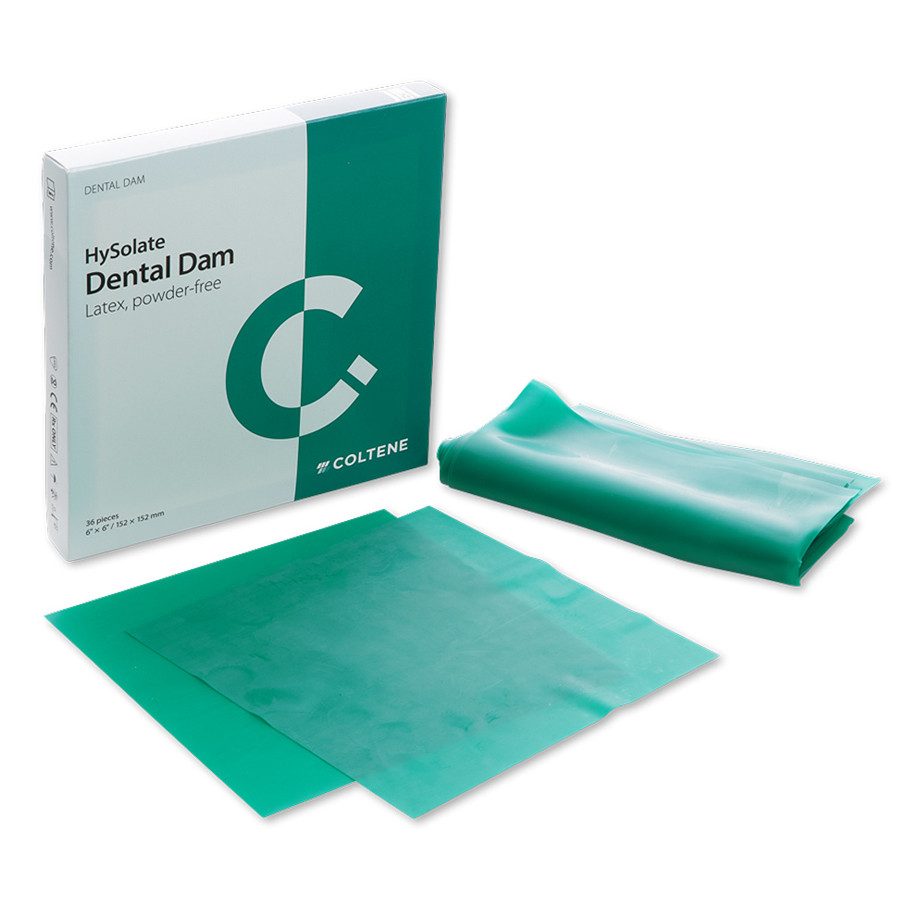 GOMA DIQUE - LATEX VERDE 5x5 - CAJA 52 LAMINAS - HYGENIC