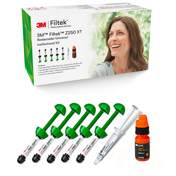 COMPOSITE - KIT FILTEK Z250XT - KIT INSTITUCIONAL X5 JER Z250 XT+SB2 3GR + ETCHANT GEL JER+ ACCESSORIES