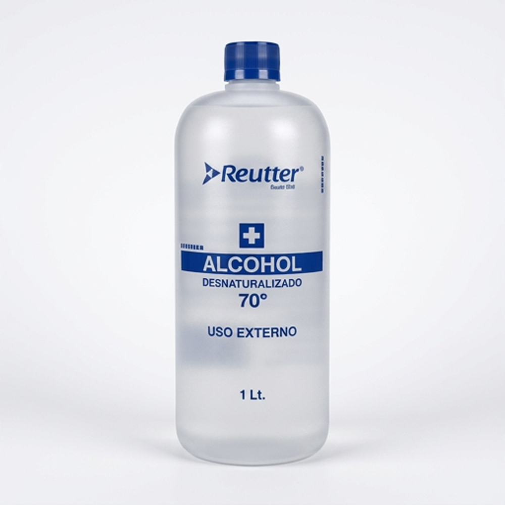 ALCOHOL ETILICO DESNATURALIZADO - 70º, 1 LT. - REUTTER