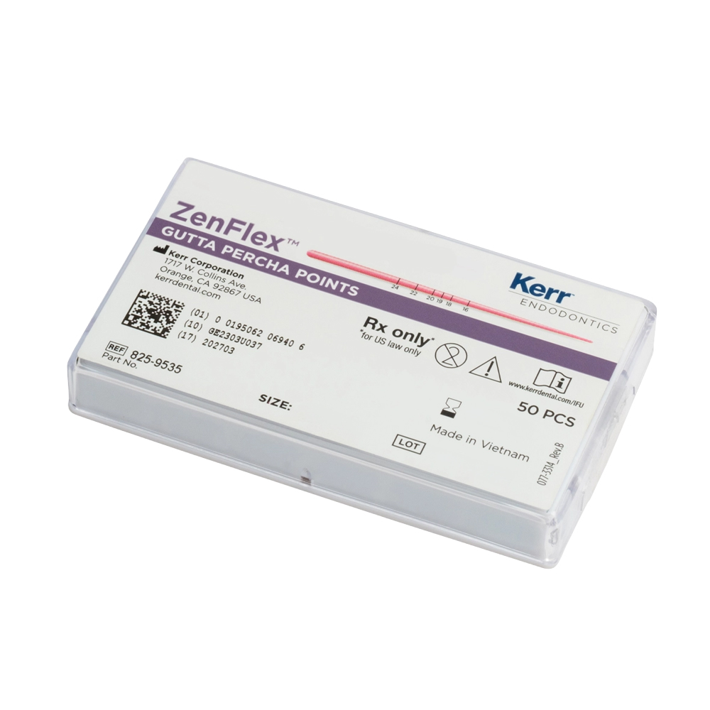 CONOS DE GUTAPERCHA ZENFLEX - KERR