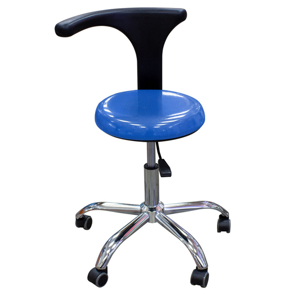 TABURETE APOYA BRAZO CON BASE METALICA - BLUE 02 - MACHTIG