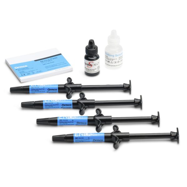 KIT AVANZADO ENLIGHT - (4 JERINGA 4GR + 1 ORTHO SOLO 5ML + 1 ETCHING 10ML) - KERR