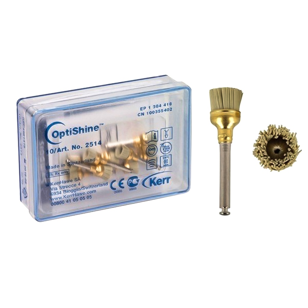 ESCOBILLA PULIDO OPTISHINE CONCAVA 10 UNID - KERR