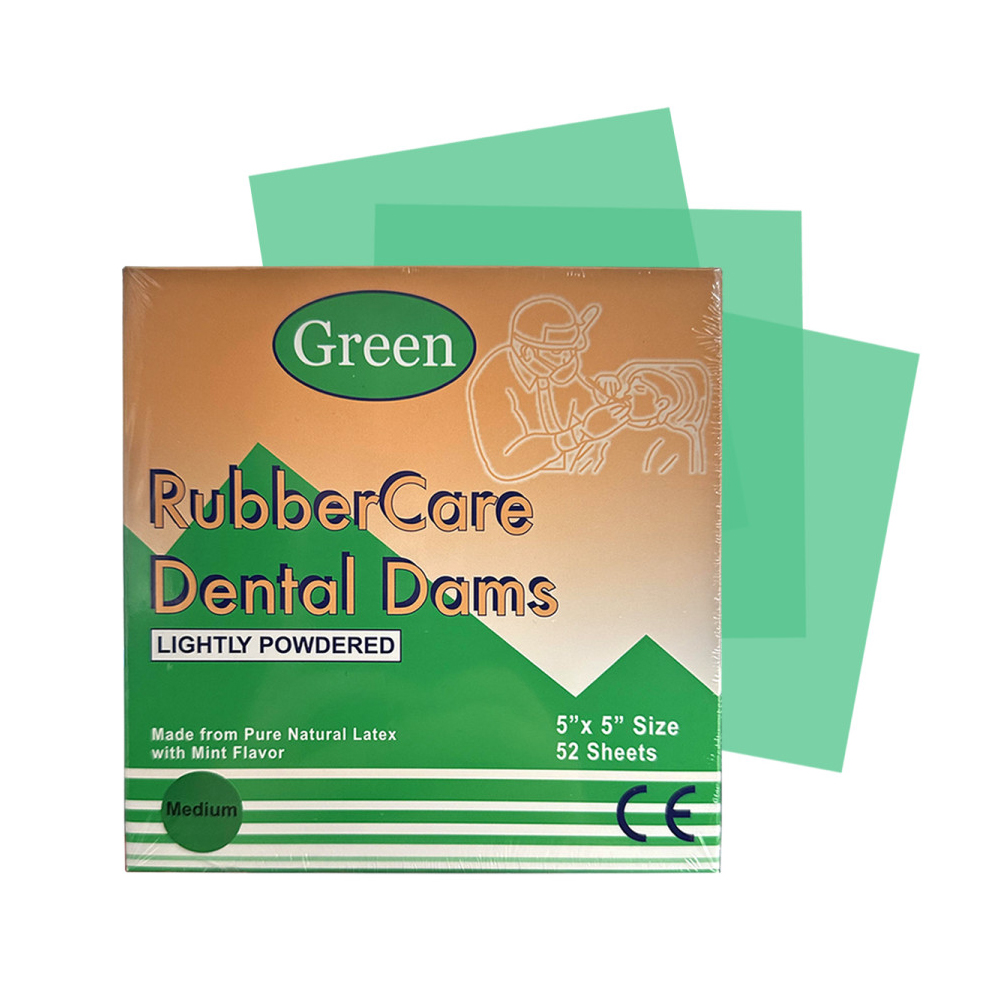 GOMA DIQUE - LATEX VERDE 6x6 - CAJA 36 LAMINAS - RUBBER 