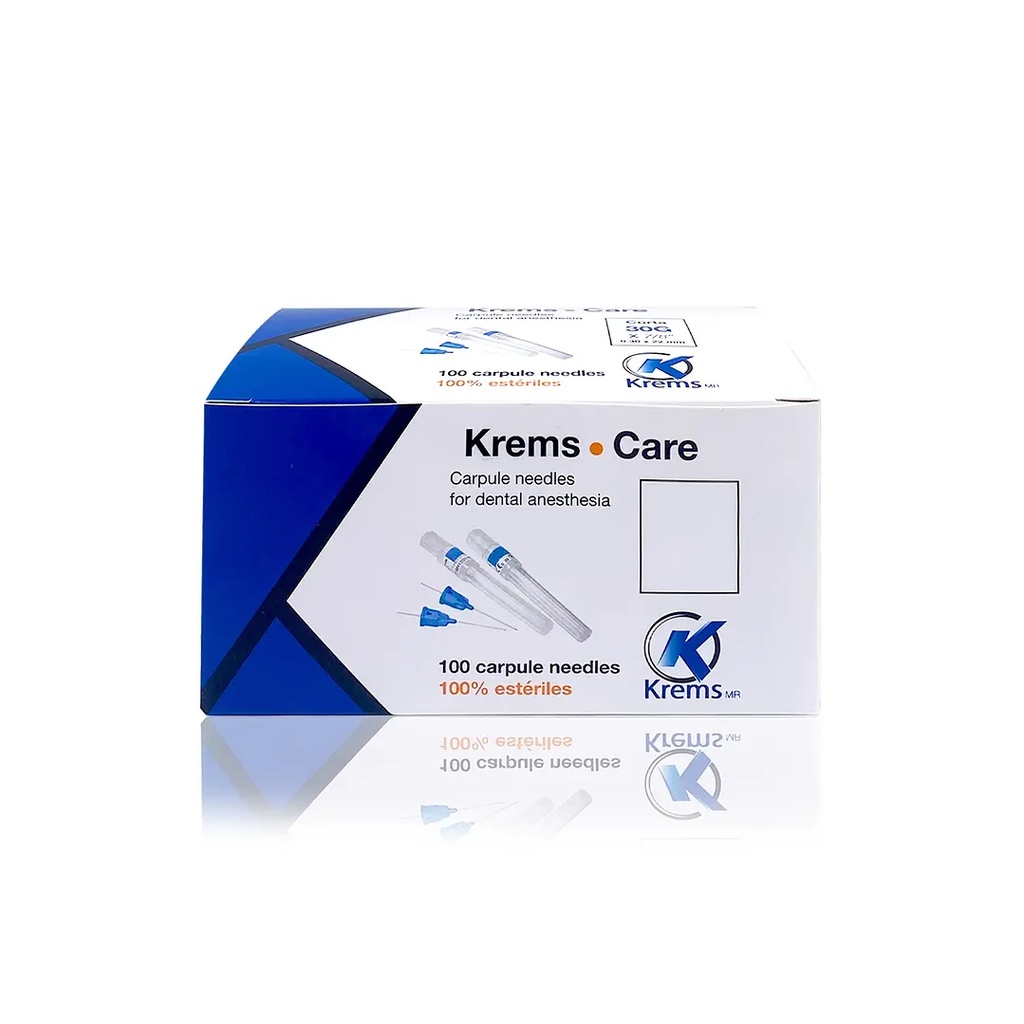 AGUJA LARGA CAJA 100 UNIDADES (0.40X41 mm) - KREMS