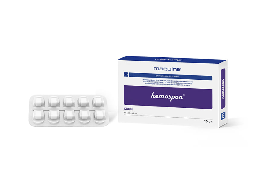 GELITA TAPON HEMOSTATICO CAJA 10 UNID - MAQUIRA HEMOSPON