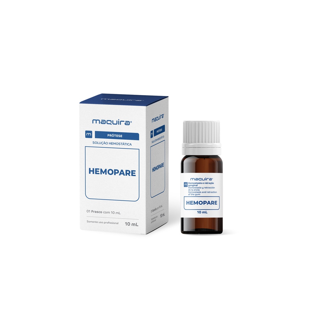 HEMOSTATICO - HEMOPARE LIQUIDO FRASCO 10ML - MAQUIRA