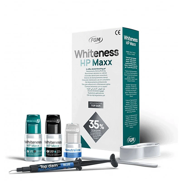 BLANQUEAMIENTO WHITENESS HP MAXX 35% (P/3) PACIENTES - FGM