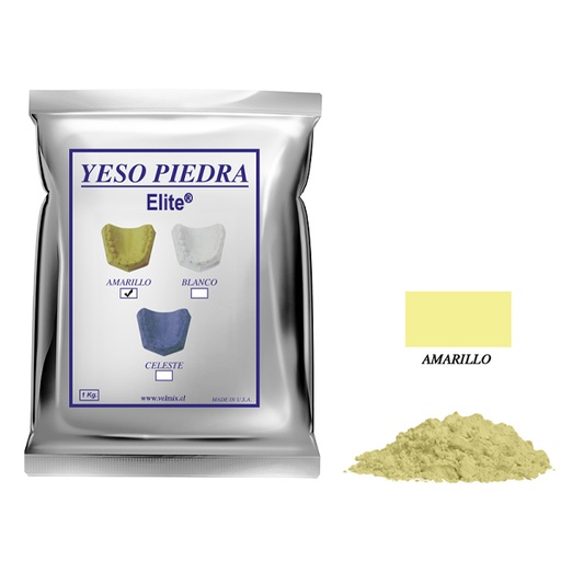 YESO PIEDRA -TIPO III AMARILLO - 1KG - VELMIX