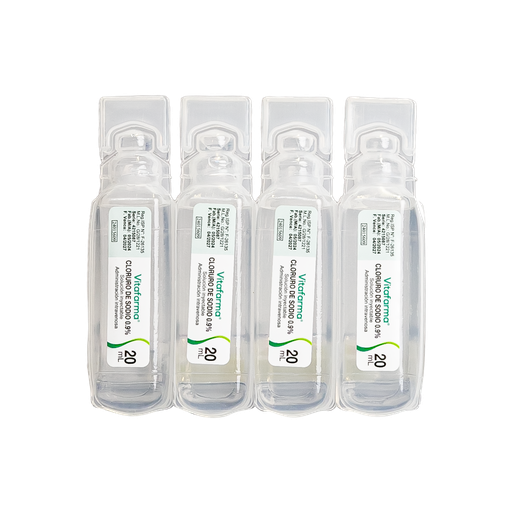 SUERO FISIOLOGICO - AMPOLLA 20ML X 40 UNIDADES - VITAFARMA