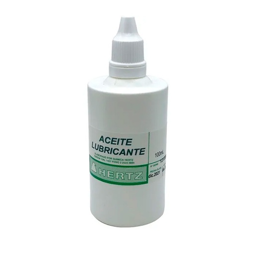 ACEITE LUBRICANTE P/CURETAS - 100 ML - HERTZ