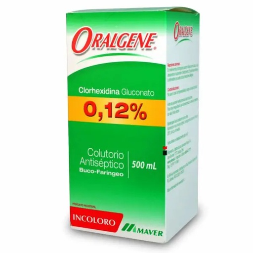 CLORHEXIDINA - ORALGENE 0.12% BOTELLA 500ML