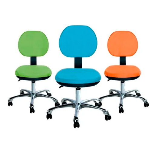 TABURETE 338B PLUS AOL - BASE DE ACERO CON RESPALDO, MEDIDAS BASE 65CM, ALTURA MINI 45CM, ALTURA MAX 58CM, (10-09-2020)