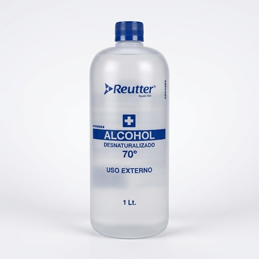 ALCOHOL ETILICO DESNATURALIZADO - 70º, 1 LT. - REUTTER