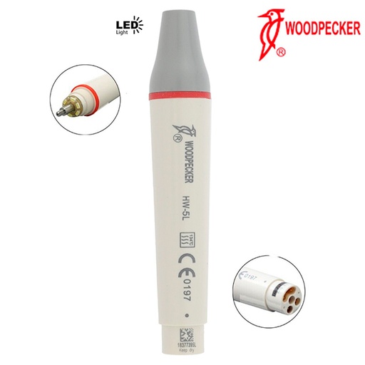 PIEZA DE MANO - HW-5L - COMPATIBLE PARA UDS-K LED; UDS-P LED; UDS B LED Y UDS N2 LED - WOODPECKER
