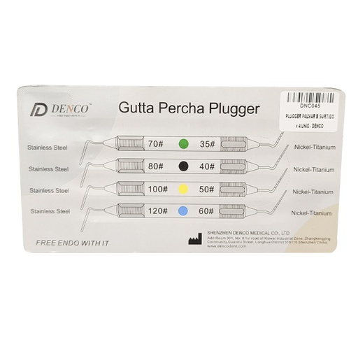 PLUGGER PALMAR B SURTIDO x 4 UNID - DENCO