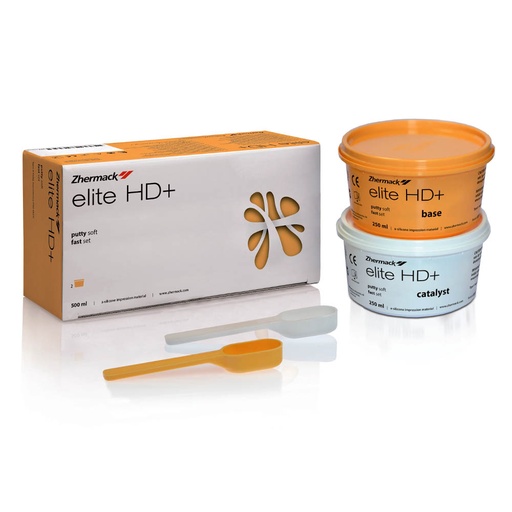 SILICONA ADICION - ELITE HD PUTTY FAST SET 250+250 ML - ZHERMACK
